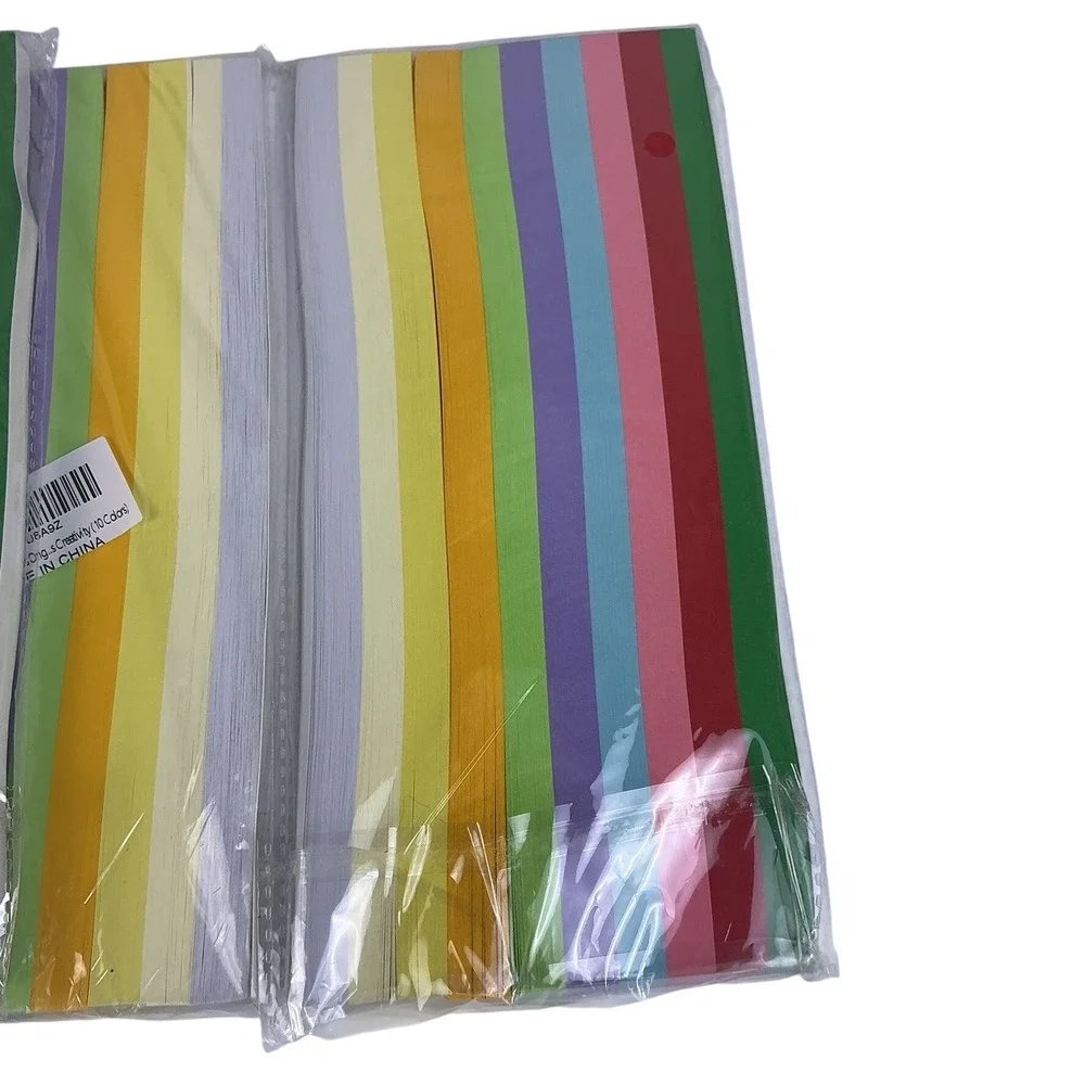 Paper Quilling Strips Multicolor Craft Paper Sealed Assorted Colors Lot‎
